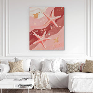 Pink Starfish - Luxury Wall Art