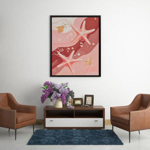 Pink Starfish - Luxury Wall Art