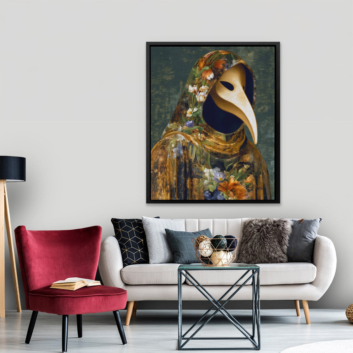 Plague Doctor's Garden - Luxury Wall Art