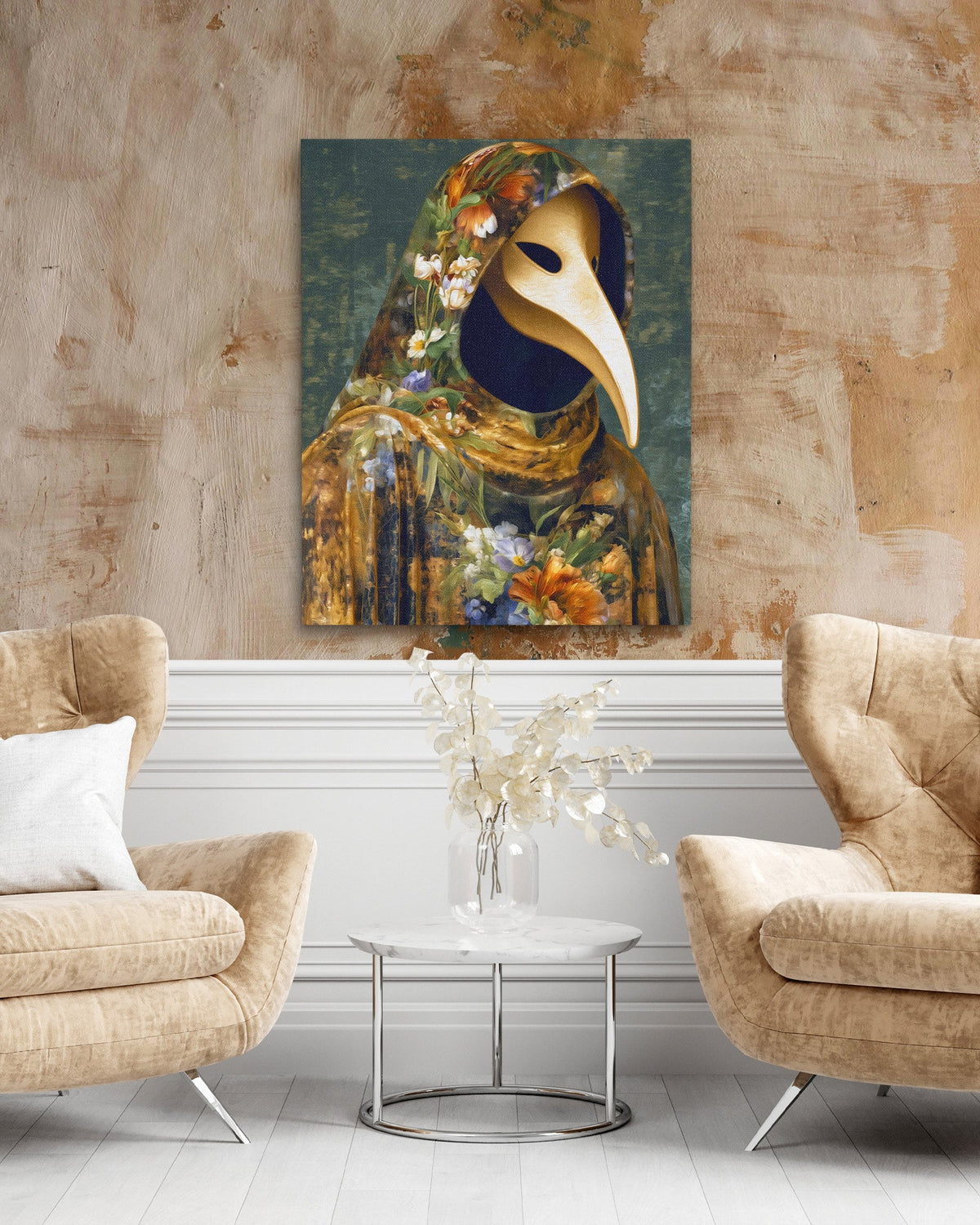Plague Doctor's Garden - Luxury Wall Art