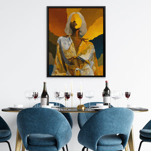 Platinum Reverie Portrait - Luxury Wall Art