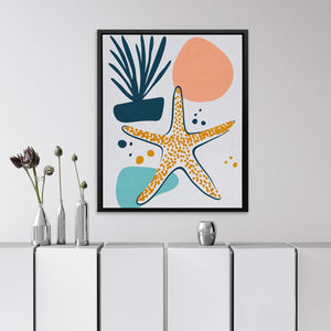 Playful Starfish - Luxury Wall Art