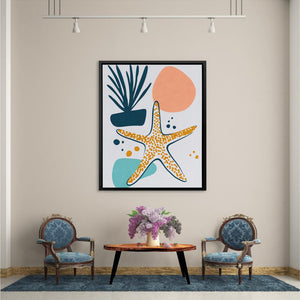 Playful Starfish - Luxury Wall Art