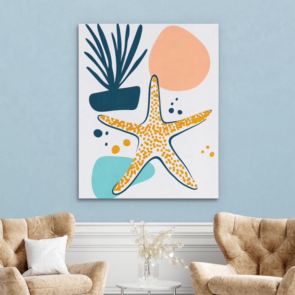 Playful Starfish - Luxury Wall Art