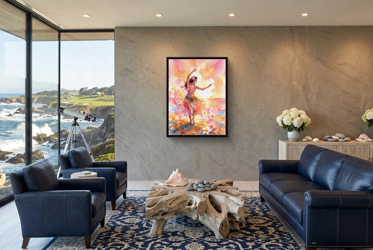 Plumeria Dance - Luxury Wall Art