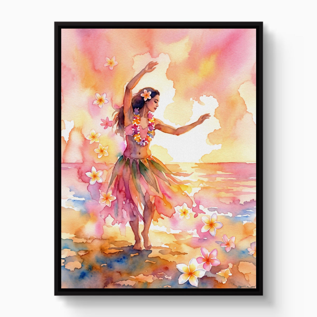 Plumeria Dance - Luxury Wall Art