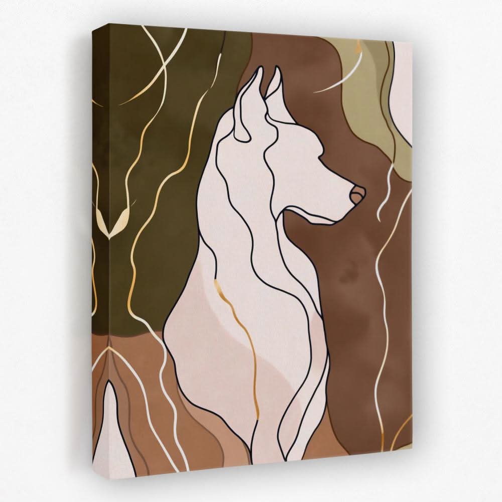 Pointed Focus - Animals Canvas Wall Art