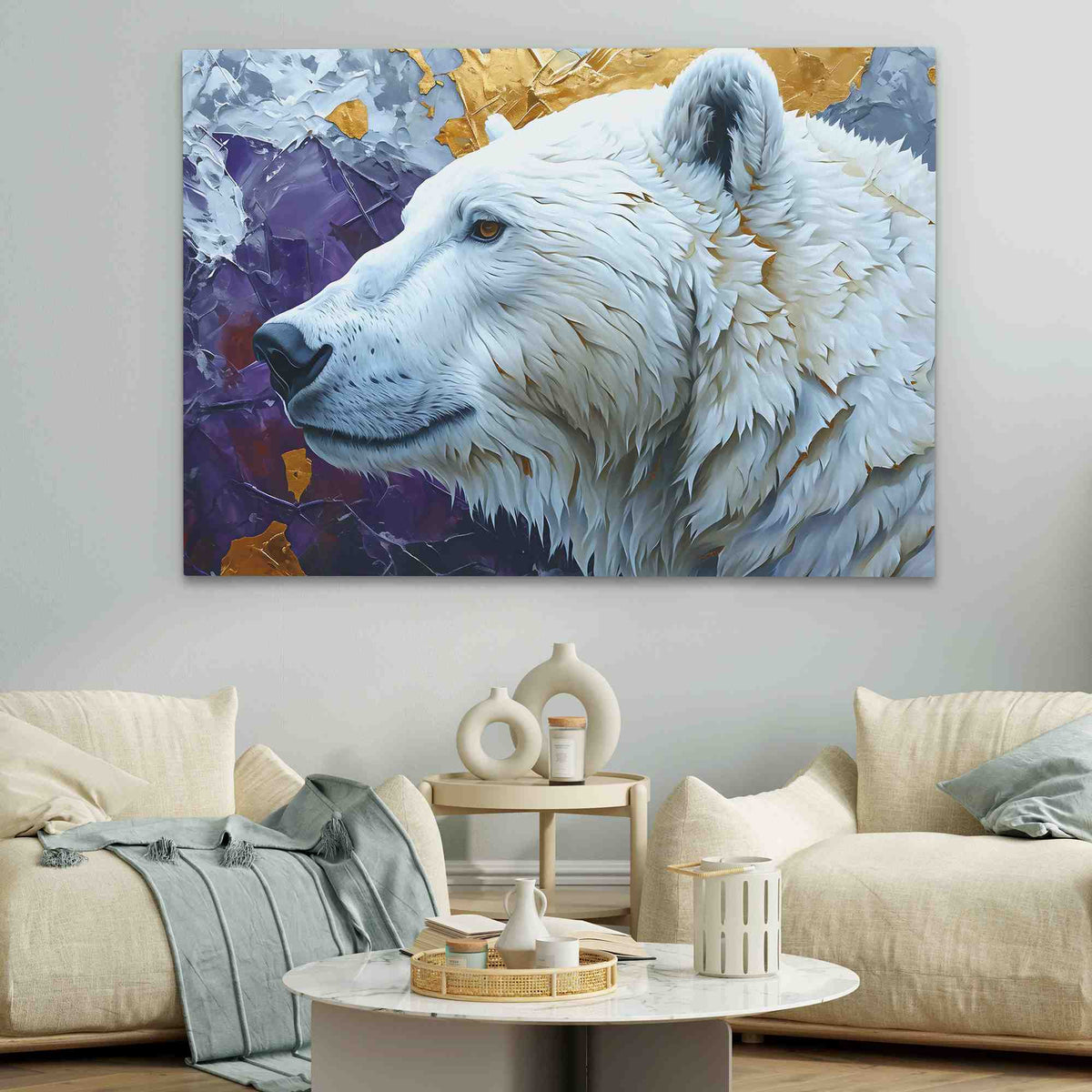 Polar Bear Portrait - Luxury Wall Art