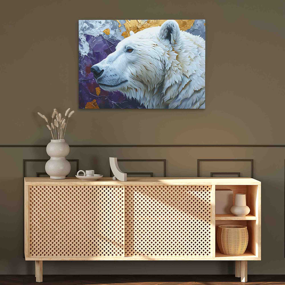 Polar Bear Portrait - Luxury Wall Art