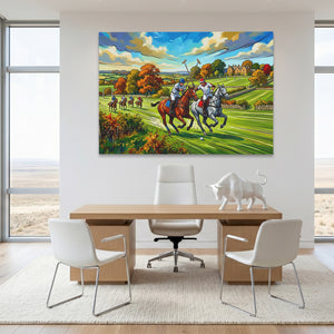 Polo Match Gallop — Polo Match Gallop White Bull Room Land 285