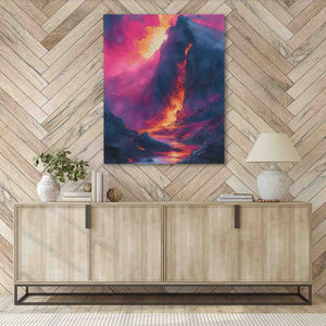 Pompeii Eruption - Luxury Wall Art