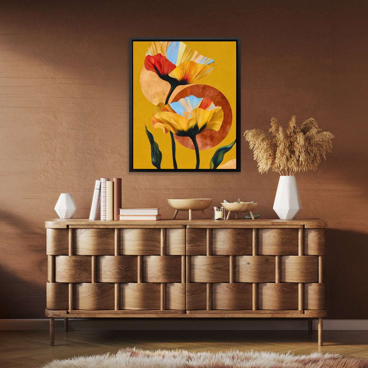 Poppy Dawn Symphony - Luxury Wall Art