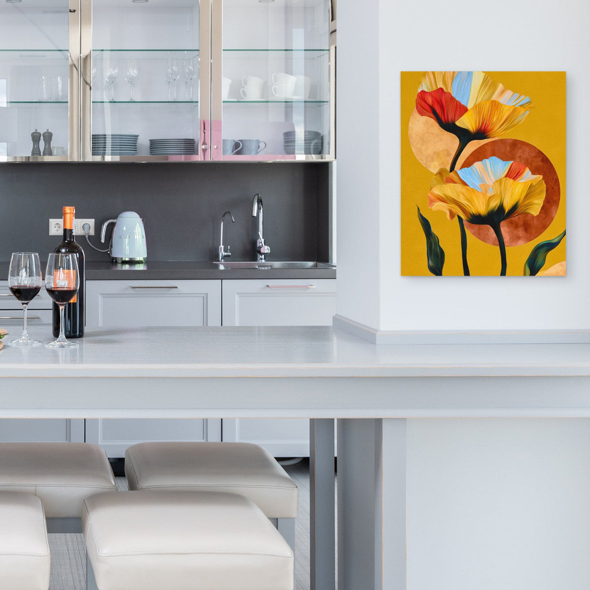 Poppy Dawn Symphony - Luxury Wall Art