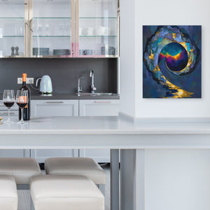 Portal's Sapphire Heart - Luxury Wall Art