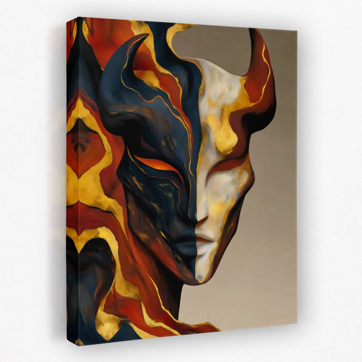Portrait in Flames - Luxury Wall Art