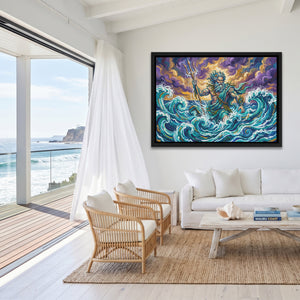 Poseidon Turbulent Waves — Poseidon Turbulent Waves Malibu Beach Land 189