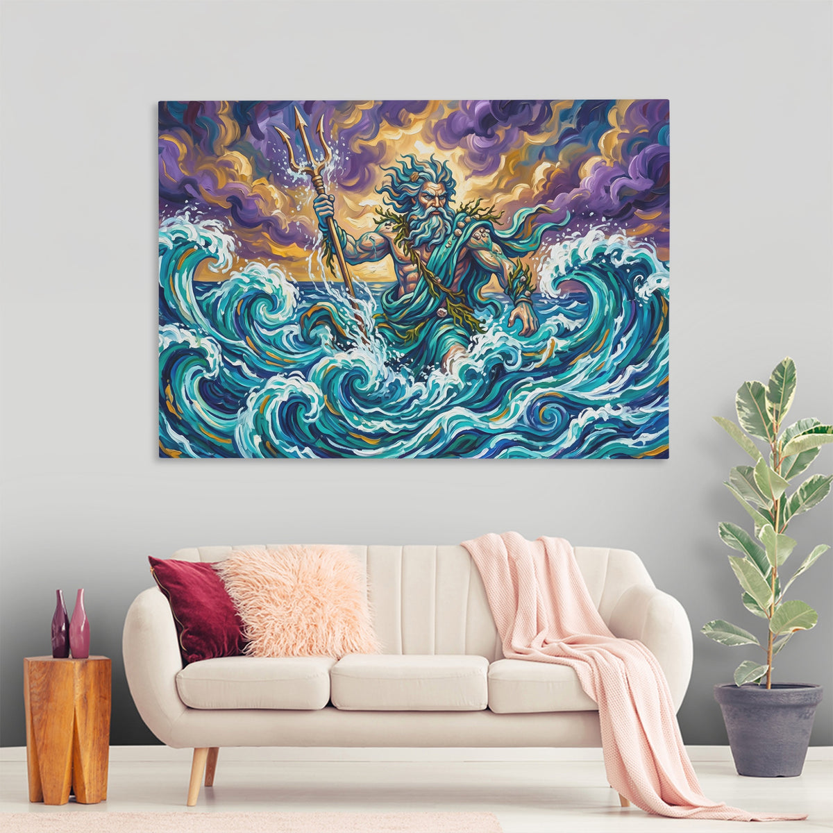 Poseidon Turbulent Waves — Poseidon Turbulent Waves New   Land Nice Living Room 205