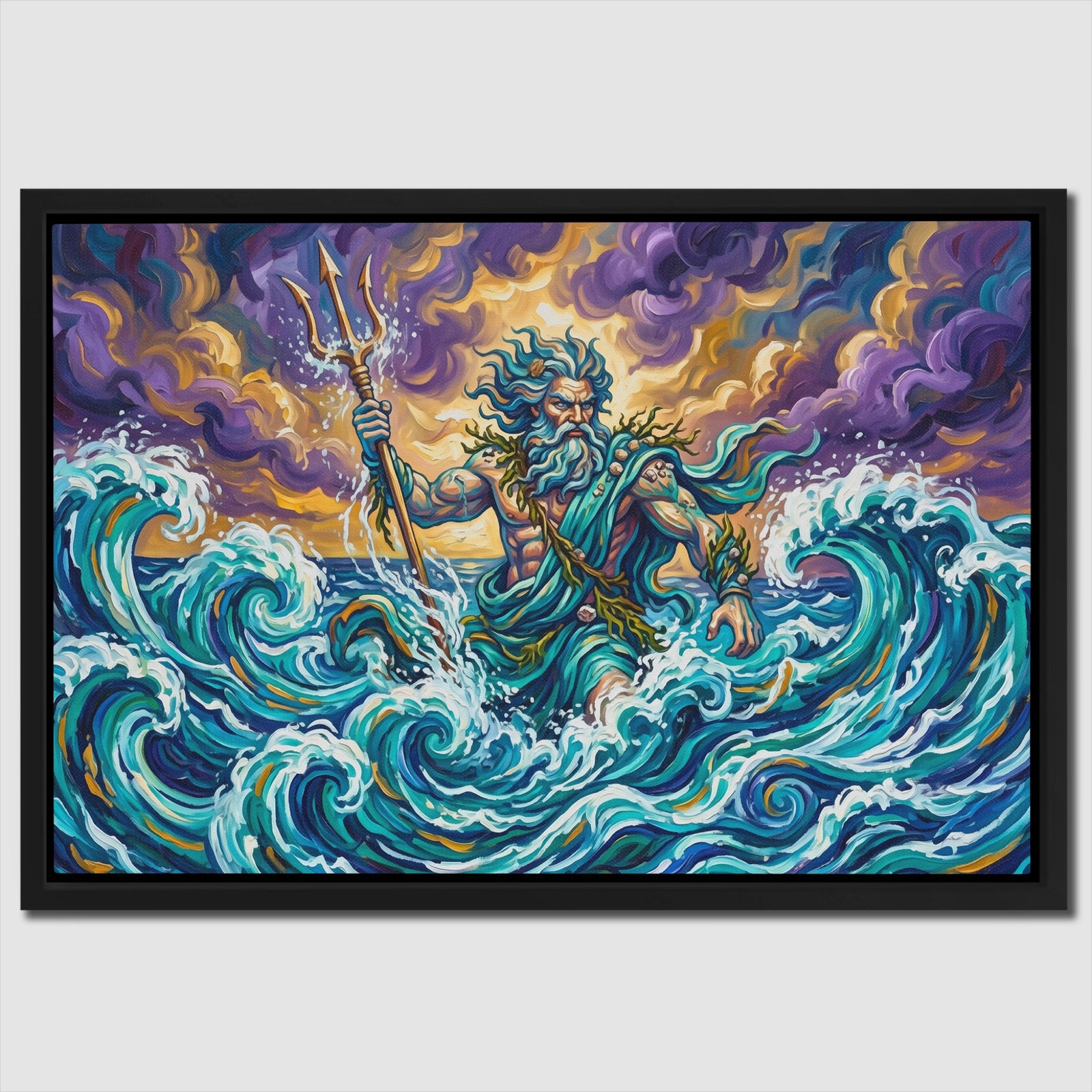 Poseidon Turbulent Waves — Poseidon Turbulent Waves Close Up Landscape 93