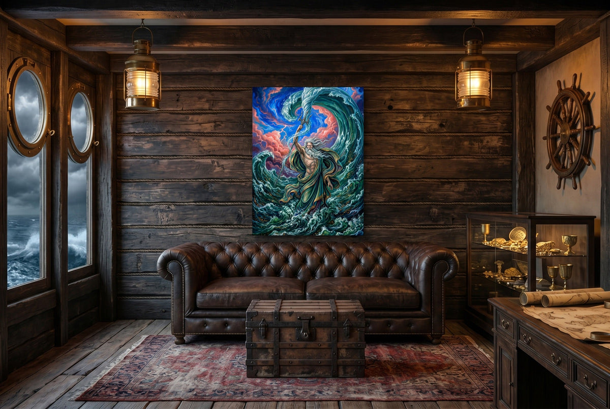Poseidon's Tempest - Luxury Wall Art