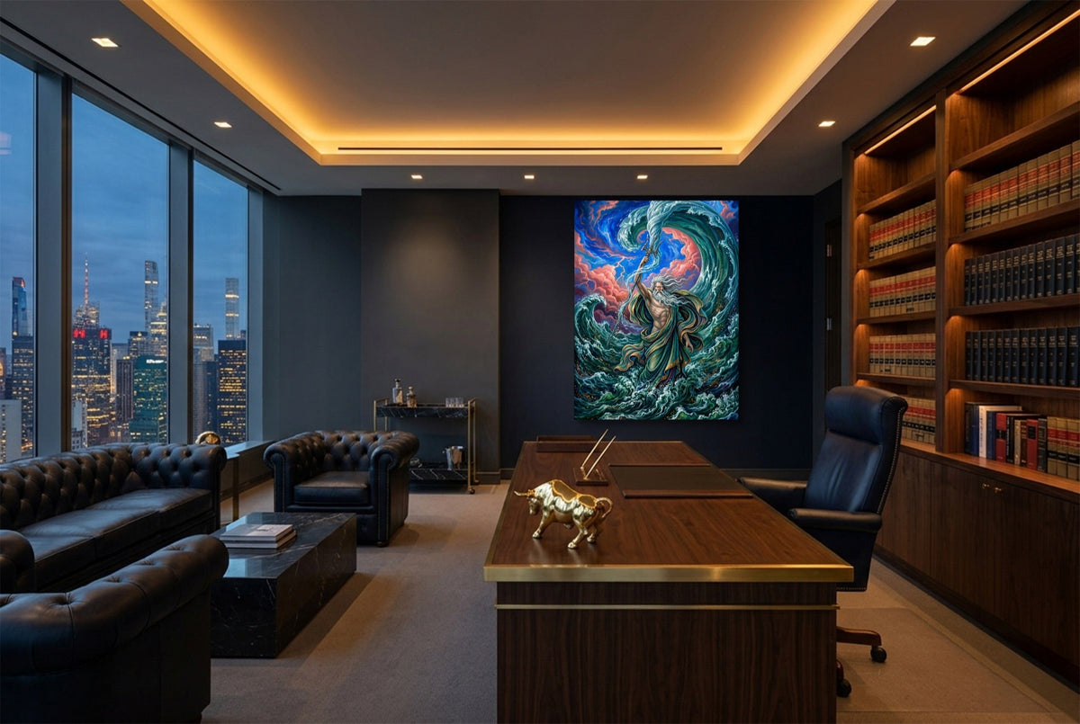 Poseidon's Tempest - Luxury Wall Art