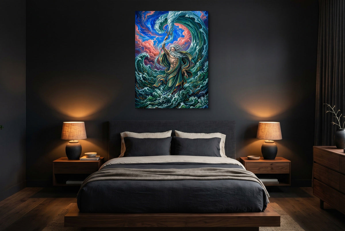 Poseidon's Tempest - Luxury Wall Art
