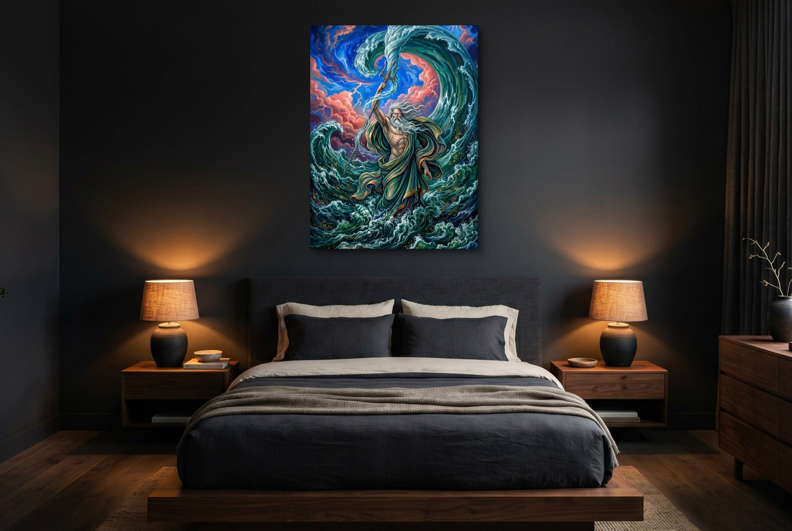 Poseidon's Tempest - Luxury Wall Art
