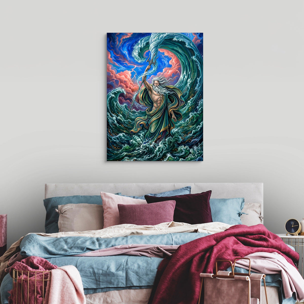 Poseidon's Tempest - Luxury Wall Art
