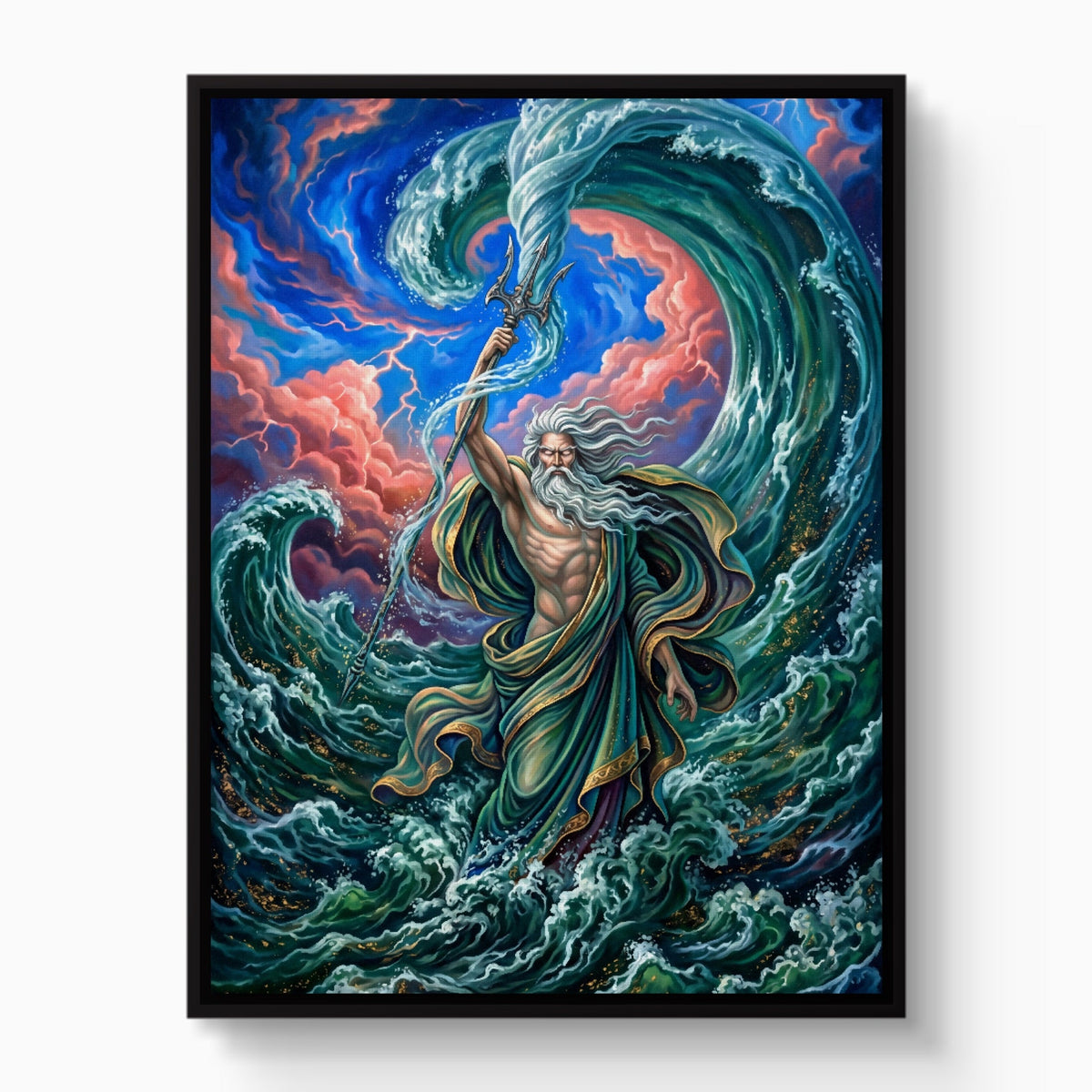 Poseidon's Tempest - Luxury Wall Art