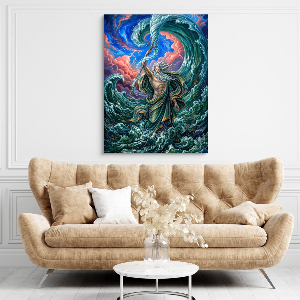 Poseidon's Tempest - Luxury Wall Art