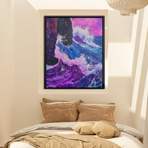 Power of the Violet Sea - Luxury Wall Art