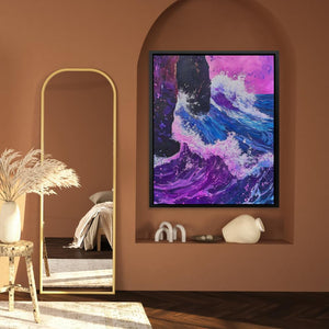 Power of the Violet Sea - Luxury Wall Art