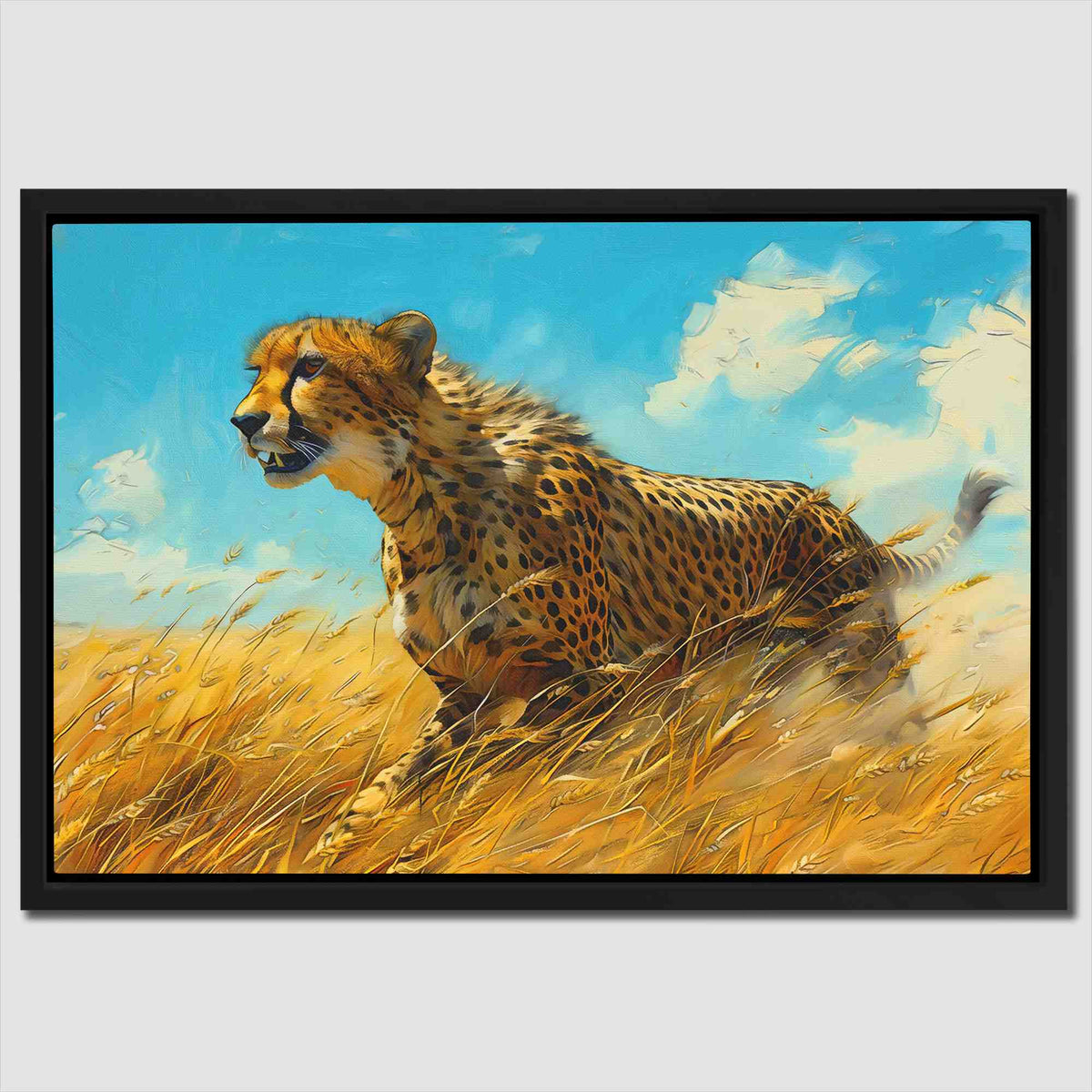 Prairie Cheetah - Luxury Wall Art