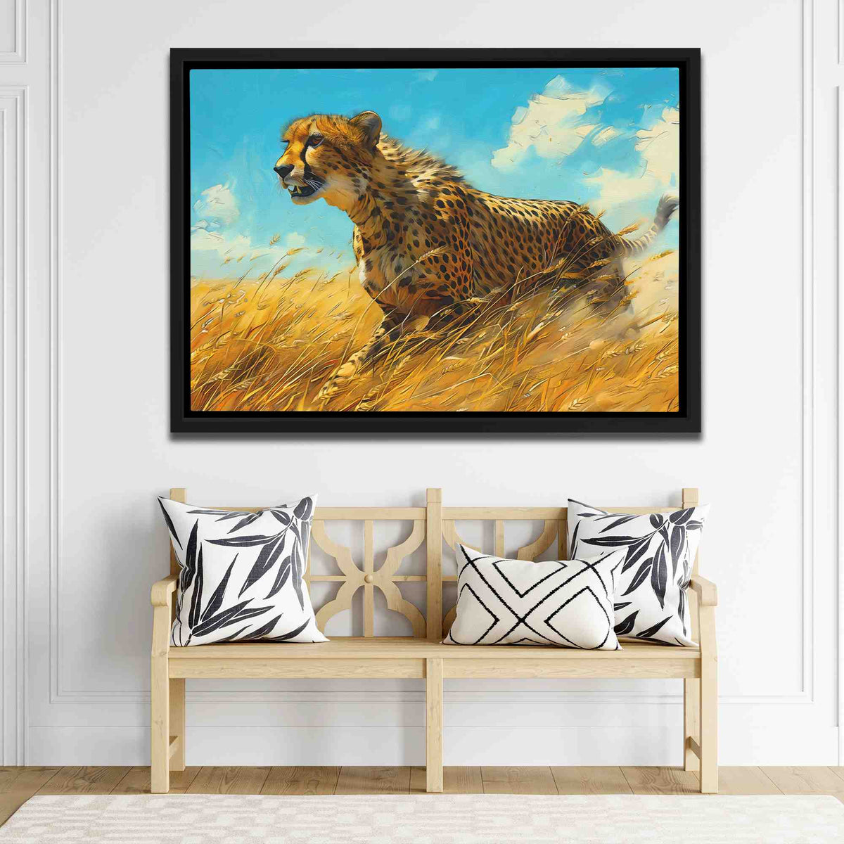 Prairie Cheetah - Luxury Wall Art