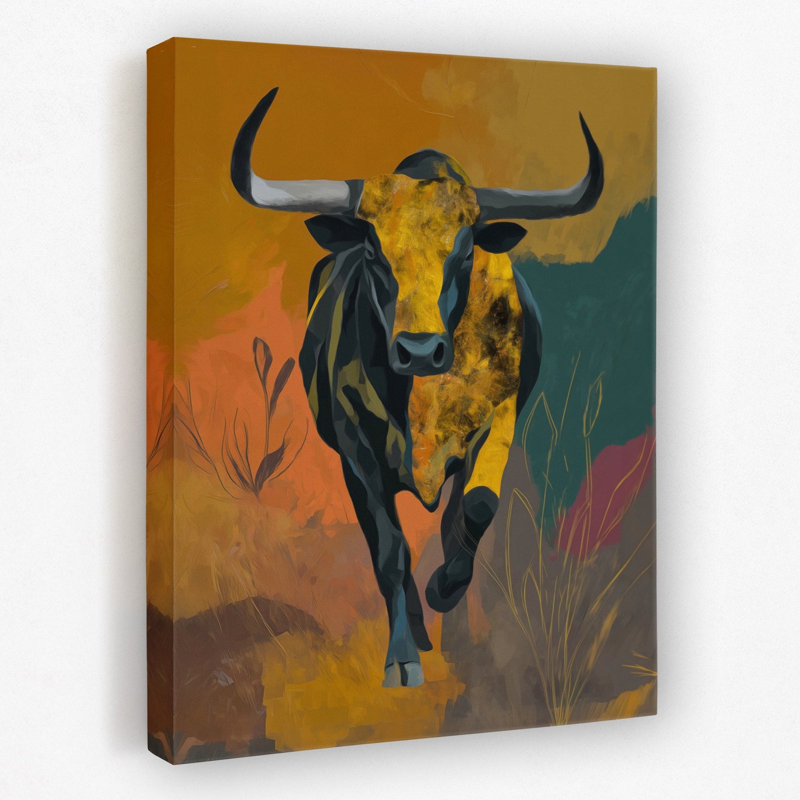 Prairie Thunder Bull - Luxury Wall Art