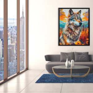 Prairie Wolf - Luxury Wall Art