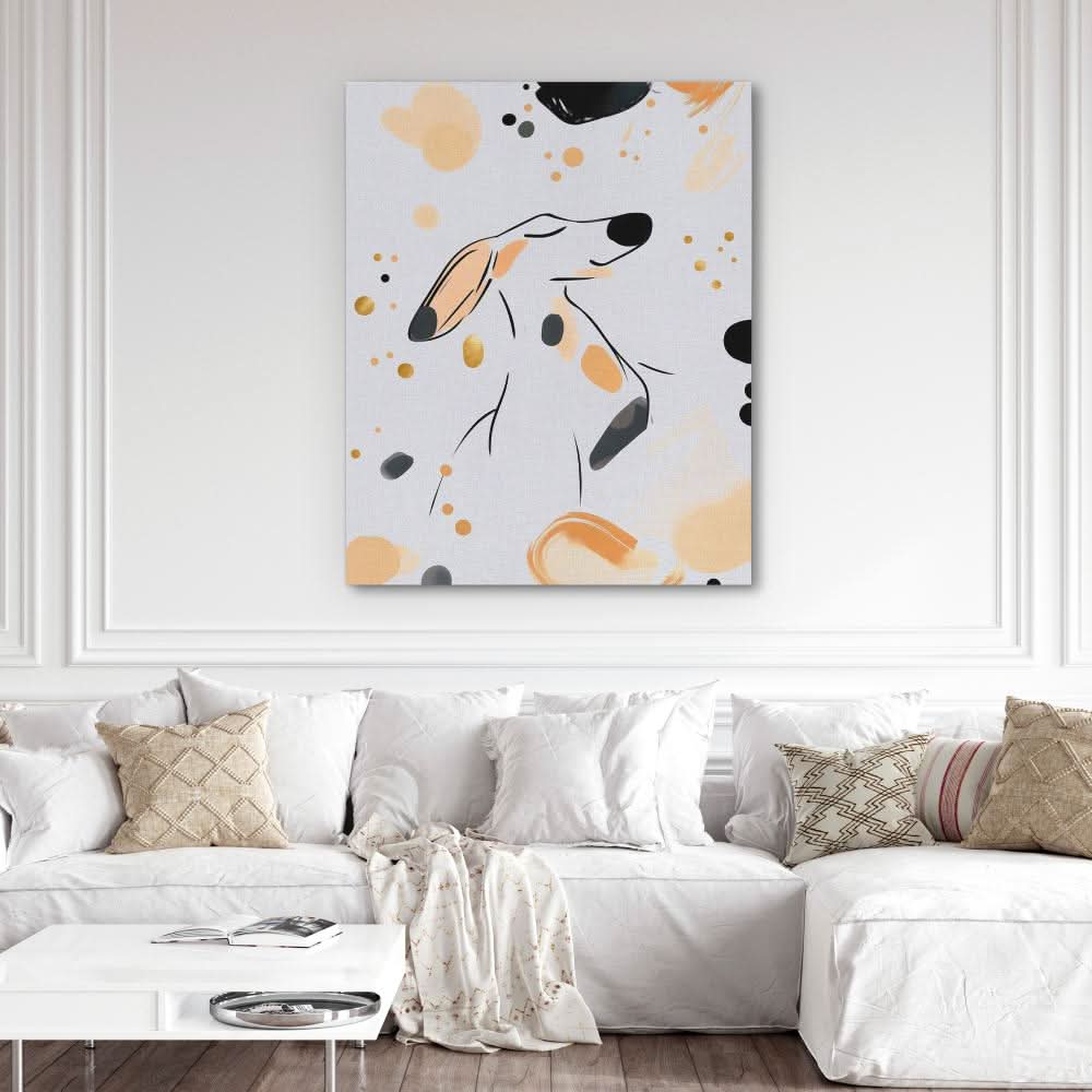 Prancing Puppy - Luxury Wall Art