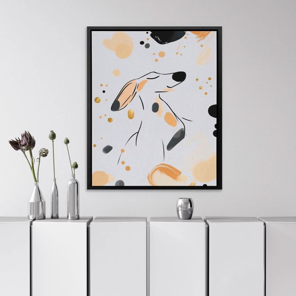 Prancing Puppy - Luxury Wall Art