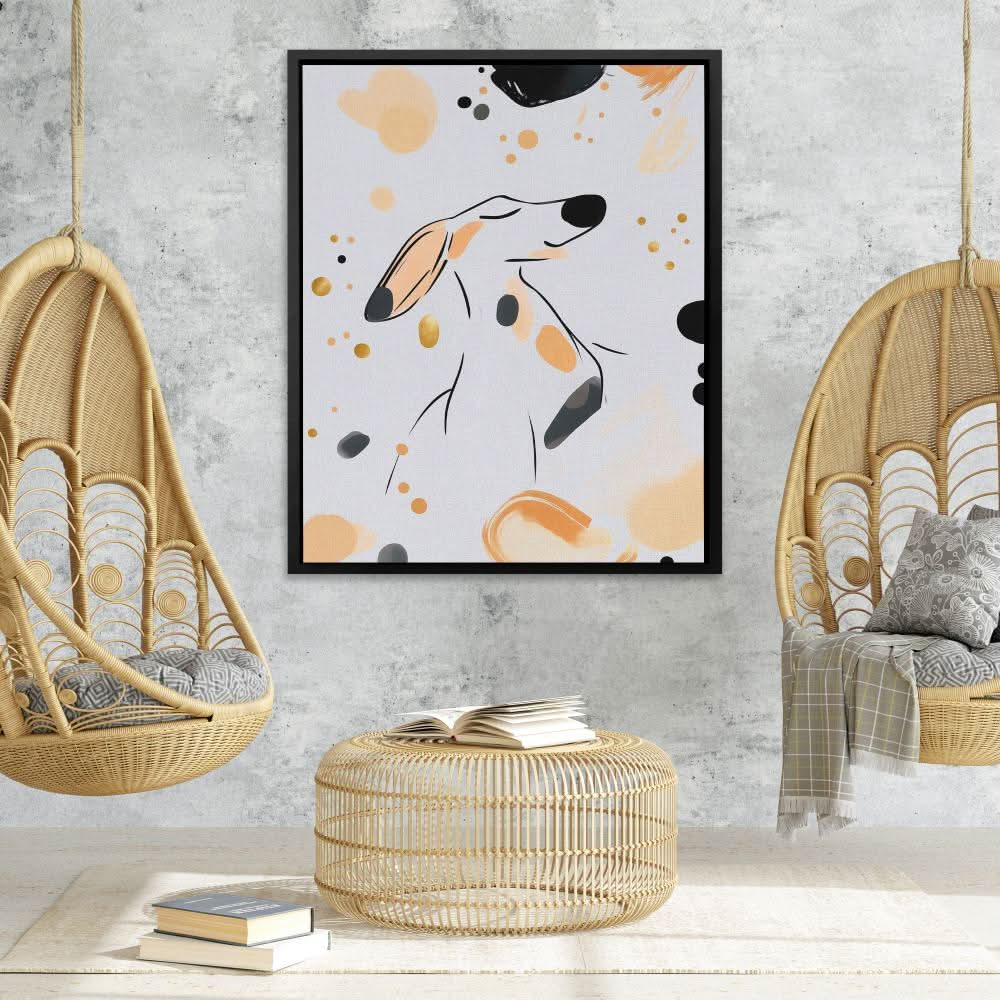 Prancing Puppy - Luxury Wall Art