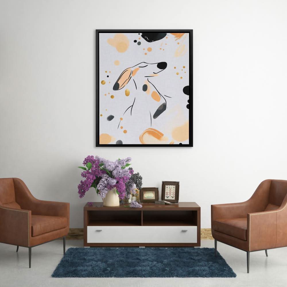 Prancing Puppy - Luxury Wall Art