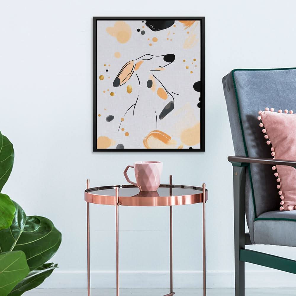 Prancing Puppy - Luxury Wall Art