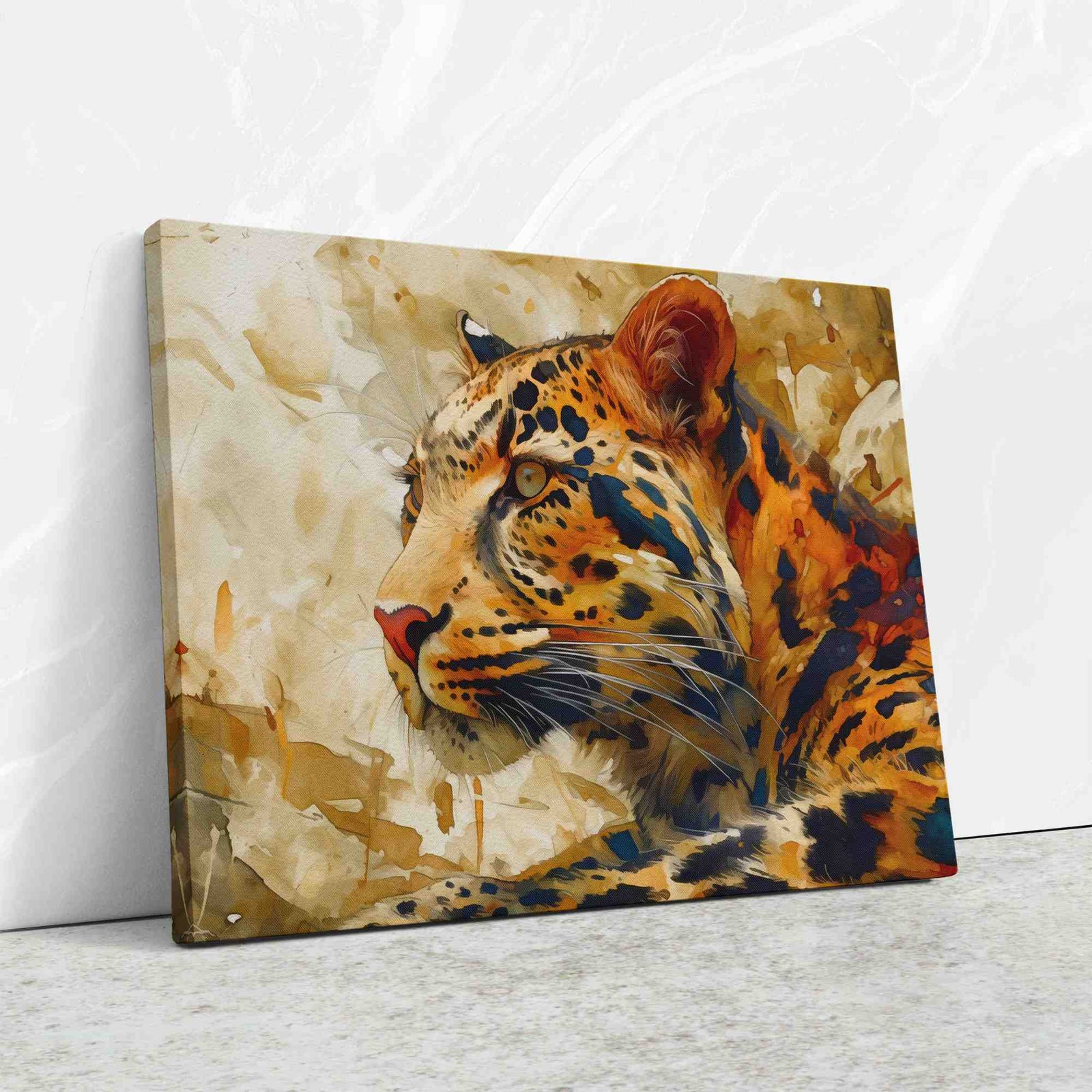 Prey in Sight - Big Cat Canvas Wall Art