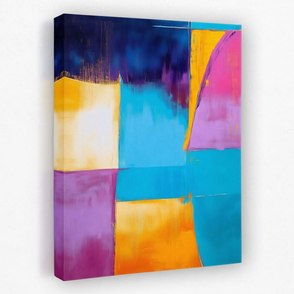 Prismatic Horizon - Entryway Canvas Wall Art