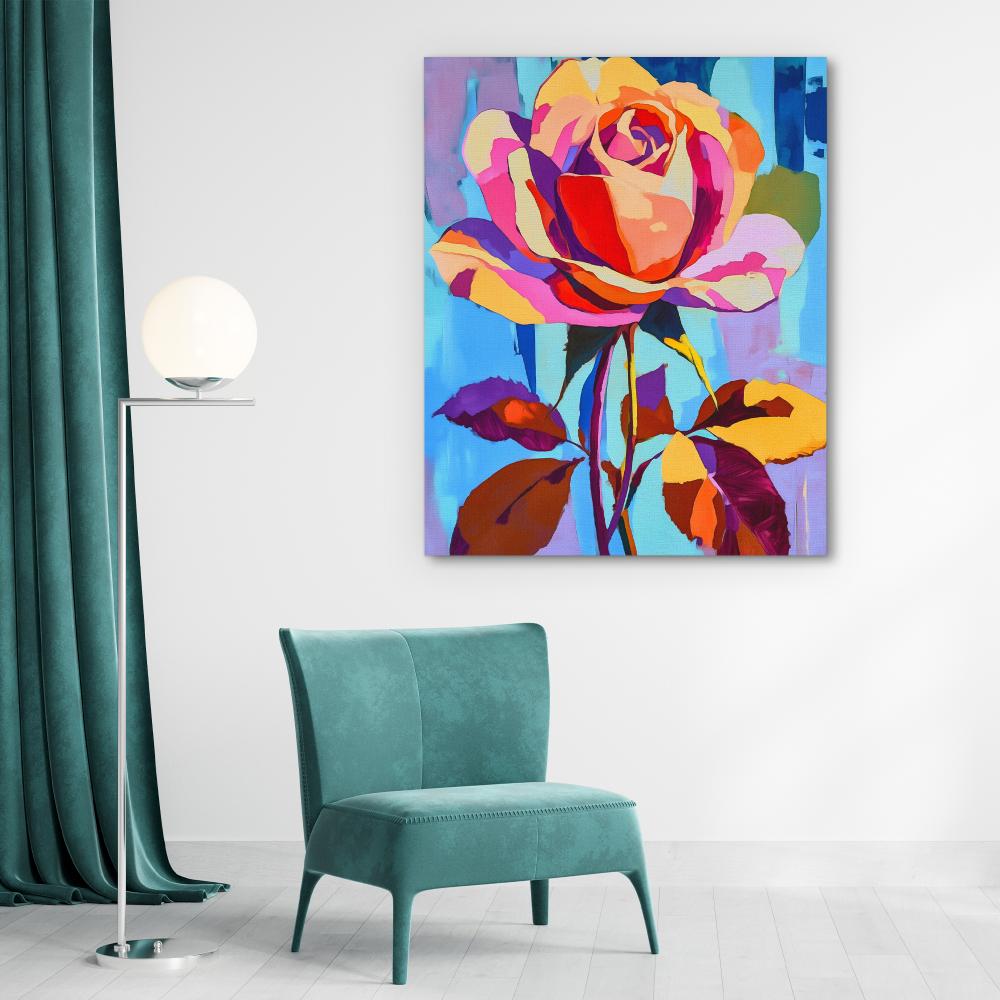 Prismatic Petals - Luxury Wall Art