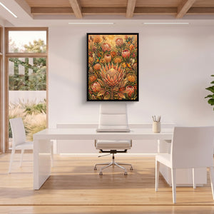 Protea Sunbird Garden — protea sunbird garden sq beach house office 1port framed black