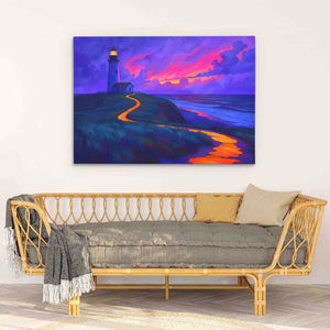 Psychedelic Beach Sunset - Luxury Wall Art