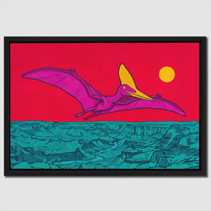 Pterodactyl Crimson Flight — Pterodactyl Crimson Flight Close Up Landscape 94