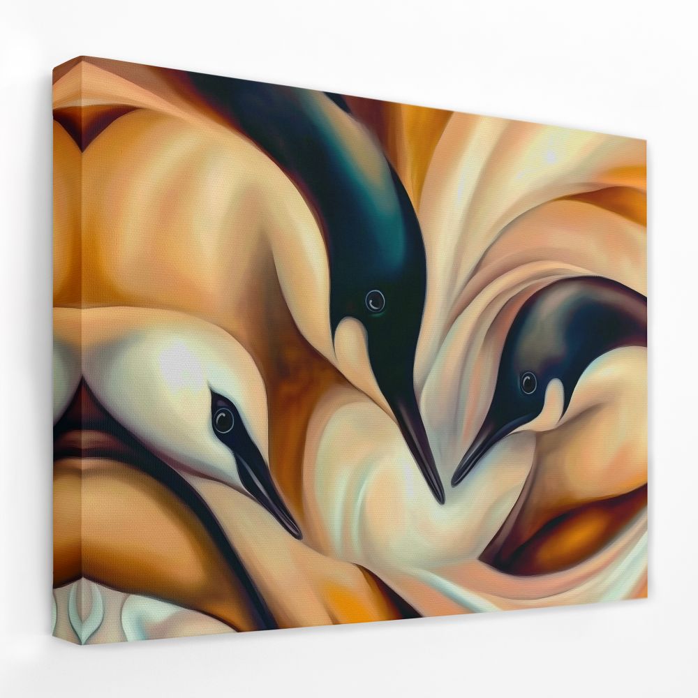 Puddle of Penguins - Luxury Wall Art