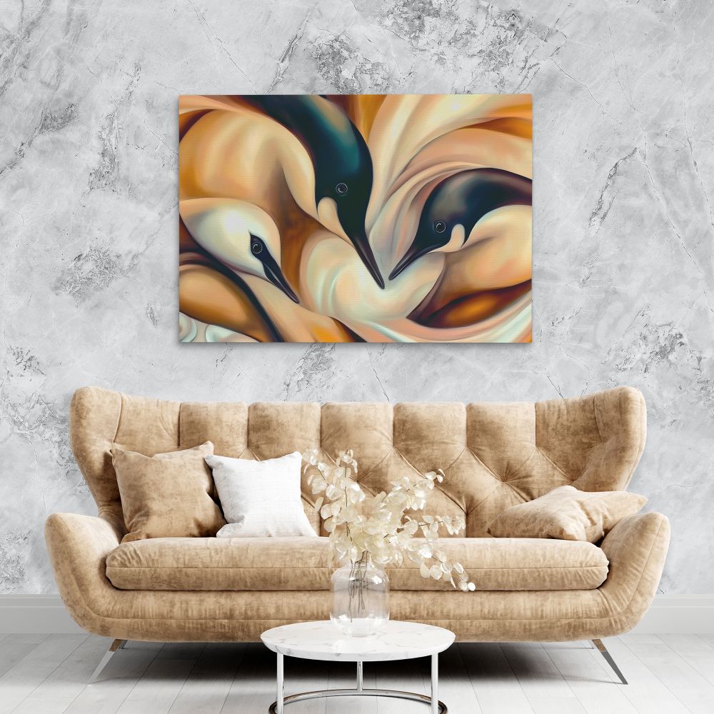 Puddle of Penguins - Luxury Wall Art