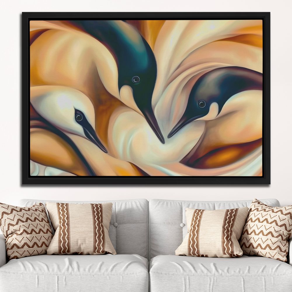Puddle of Penguins - Luxury Wall Art