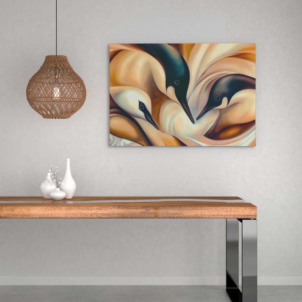 Puddle of Penguins - Luxury Wall Art